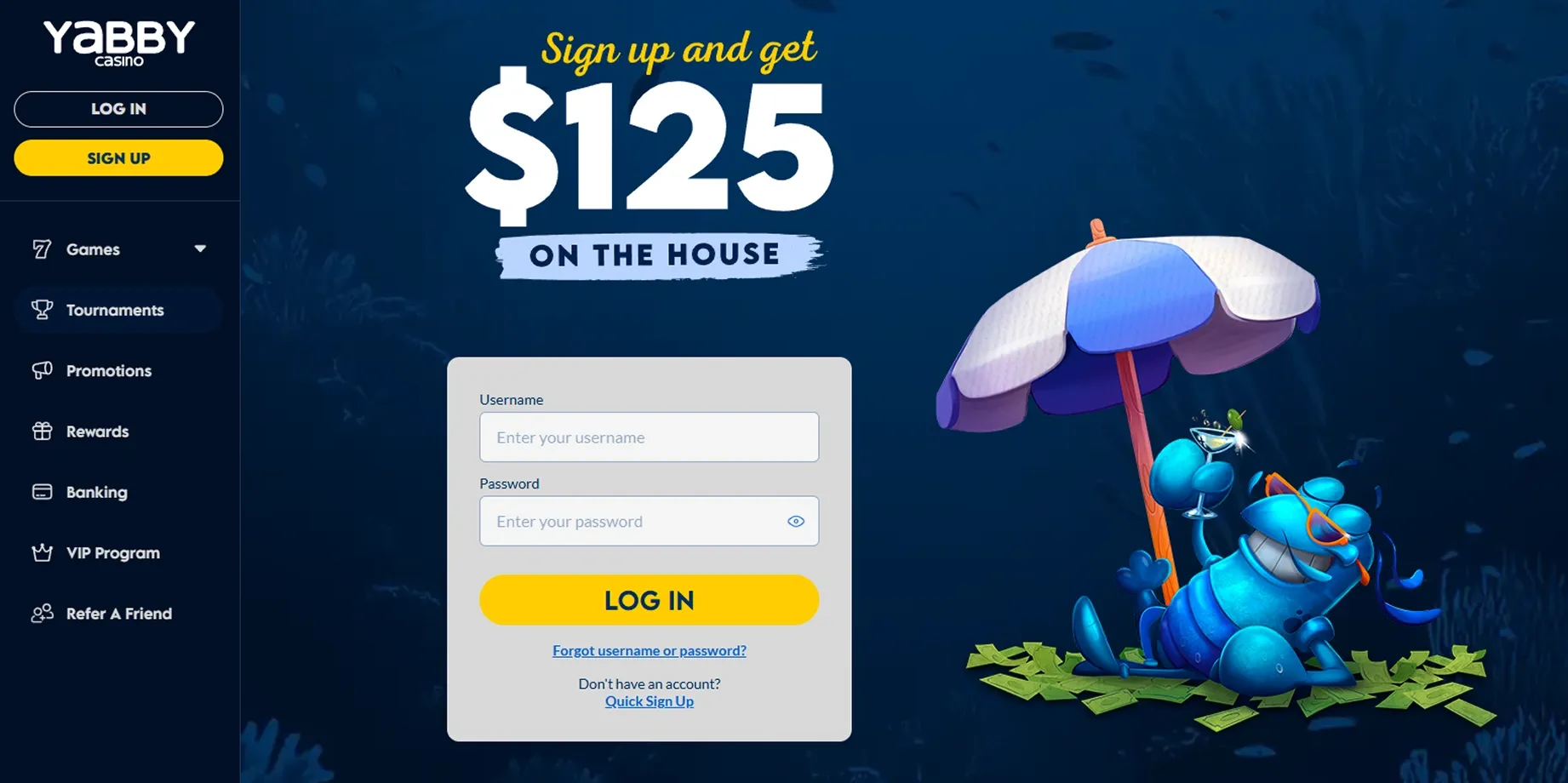 Yabby Casino